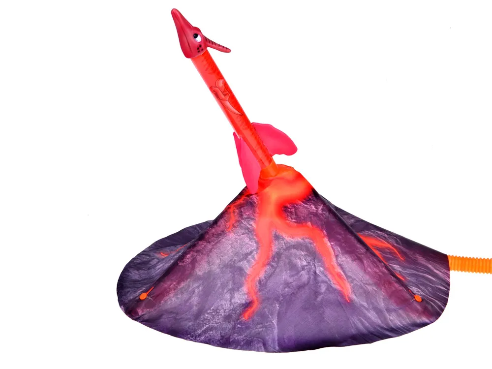 set za bacanje dinosaura u obliku vulkana - slika 3