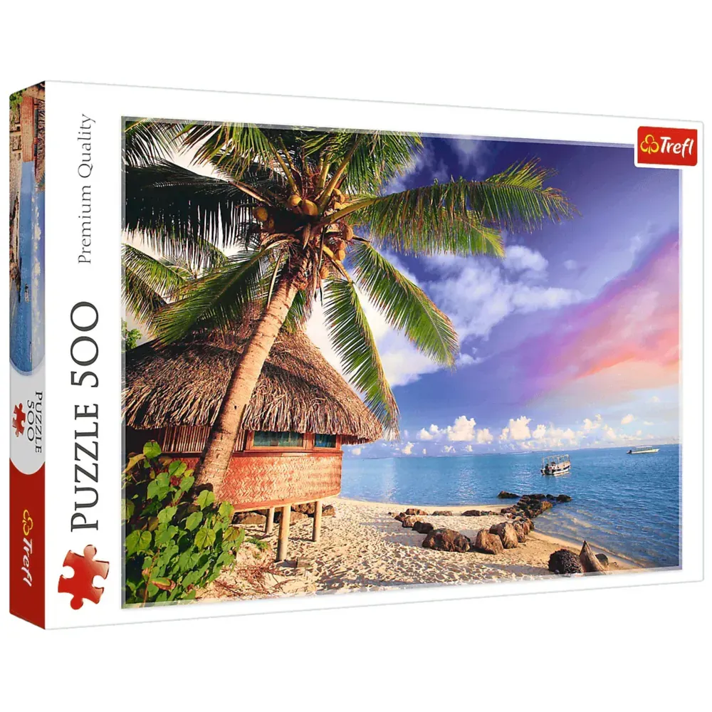 slagalica - "500" - otok bora bora trefl 37485 - slika 2
