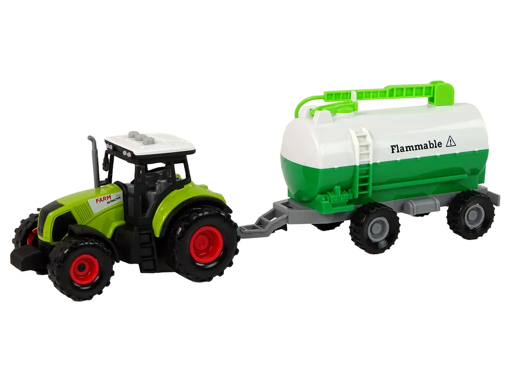 traktor sa cisternom zeleno-bijela - slika 3