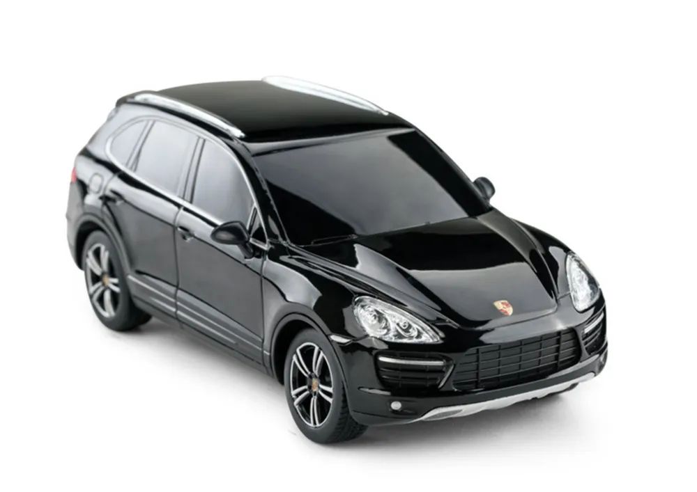 rc automobil 1:24 rastar porsche cayenne turbo, crni - slika 4