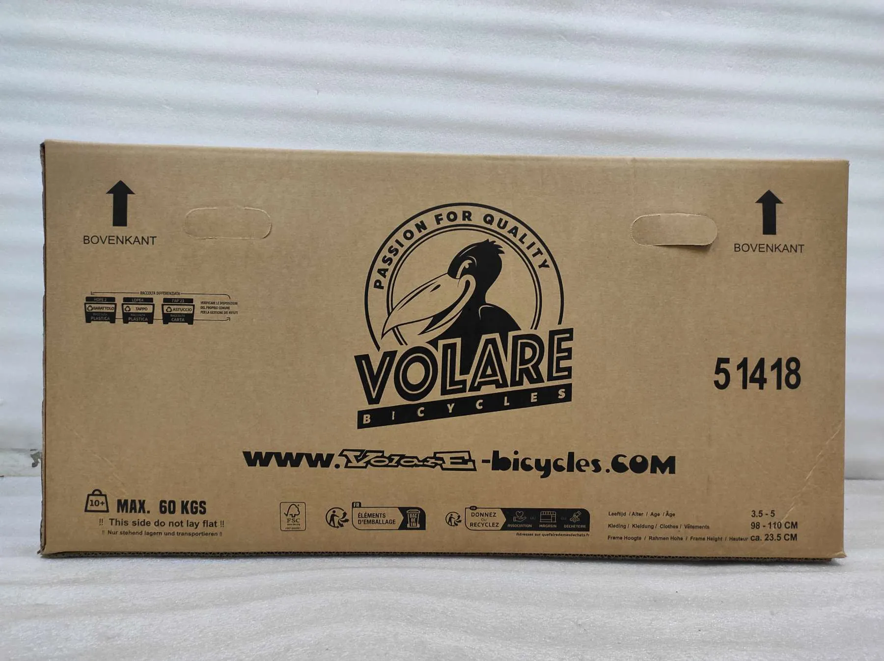volare dječji bicikl olivia 14″ ružičaste boje, s dvije ručne kočnice - slika 24