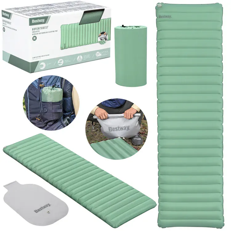 bestway podloga za spavanje adventurest 69617 - 188x58.5x7.5cm - slika 2
