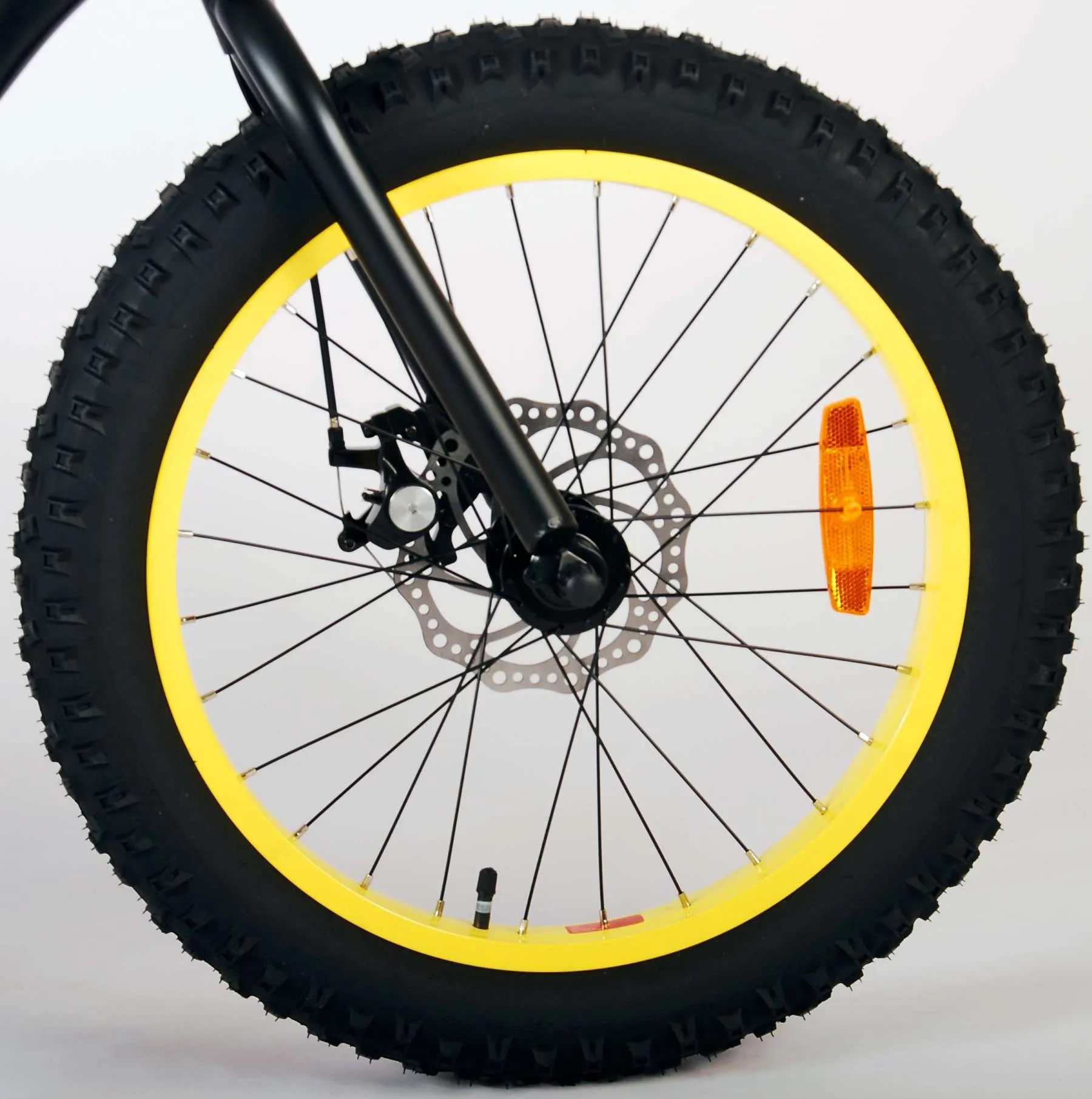 dječji bicikl s dvije ručne kočnice volare gradient prime 20" žuti - slika 6