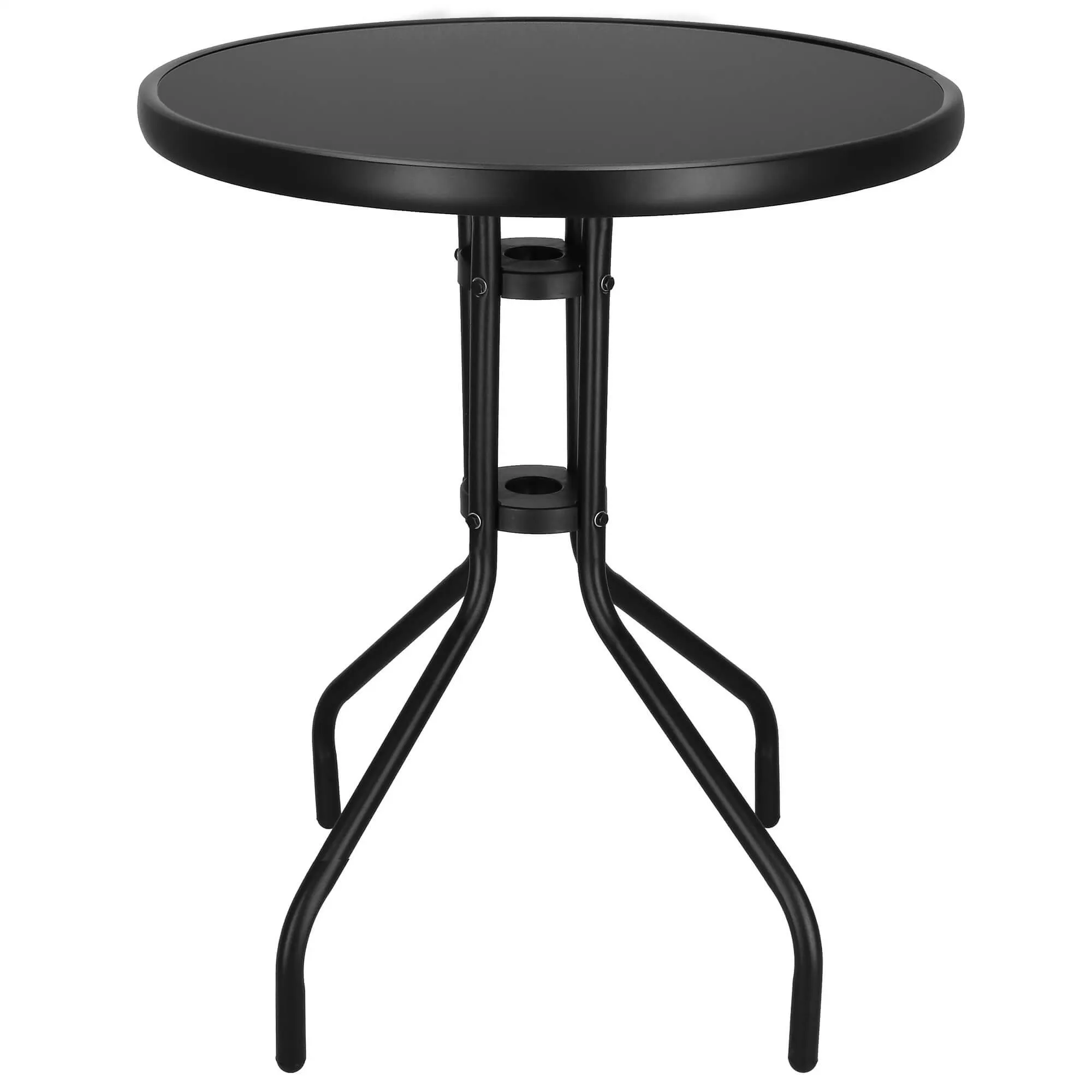 springos metalni okrugli vrtni stol, 60 cm, crni - slika 9