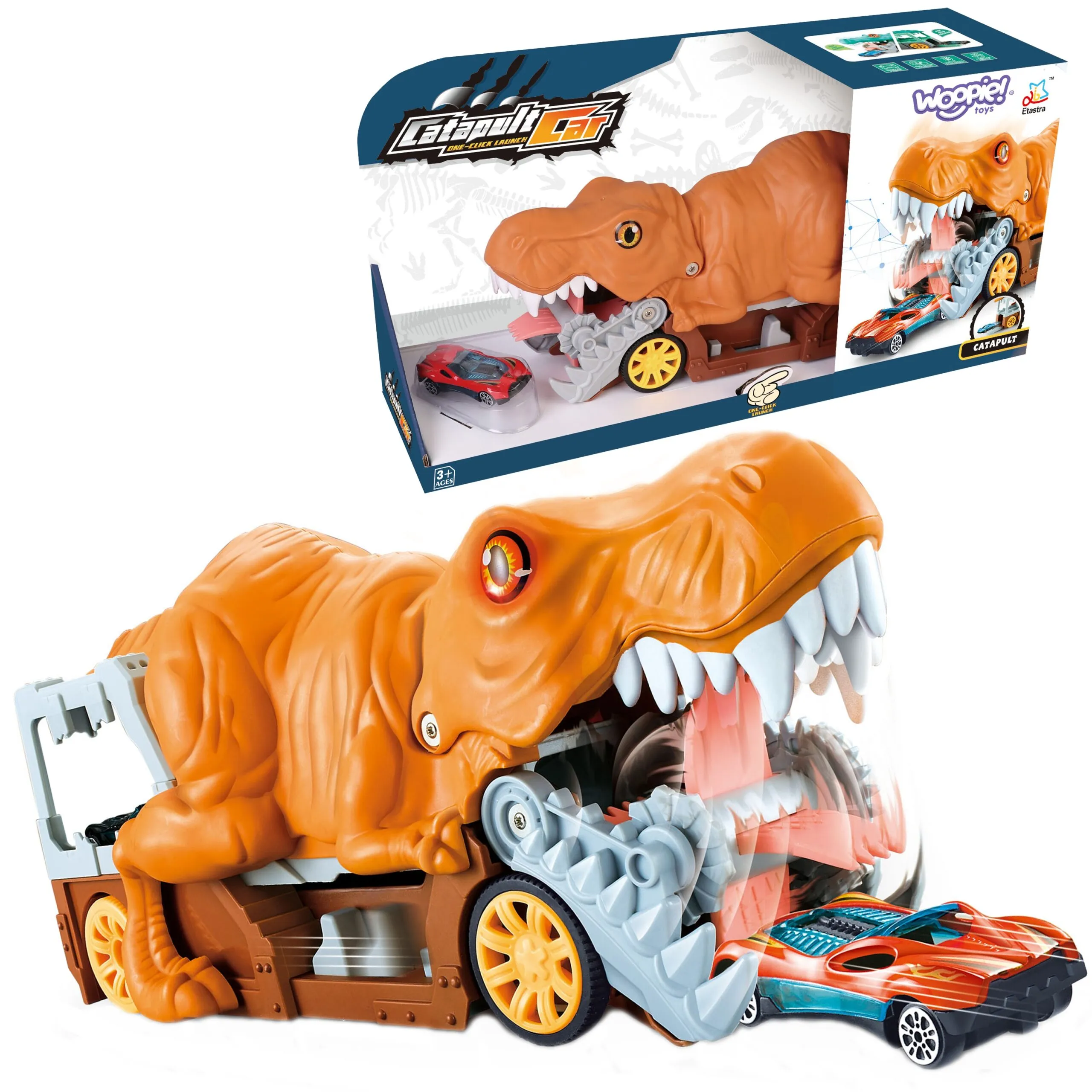 woopie kamion za izbacivanje automobila - dinosaur - slika 7
