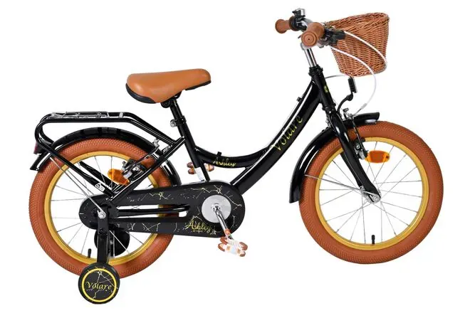 Volare dječji bicikl Ashley 16″ crne boje, s dvije ručne kočnice - Pribislavec
