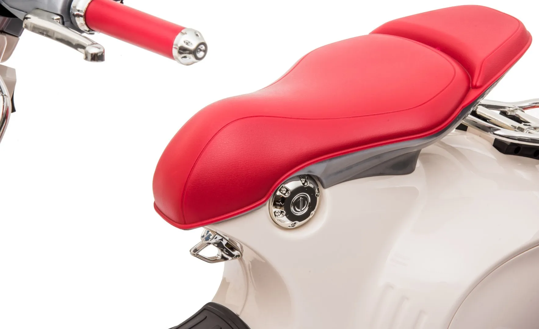 skuter vespa na akumulator s usb priključkom - bijeli - slika 9