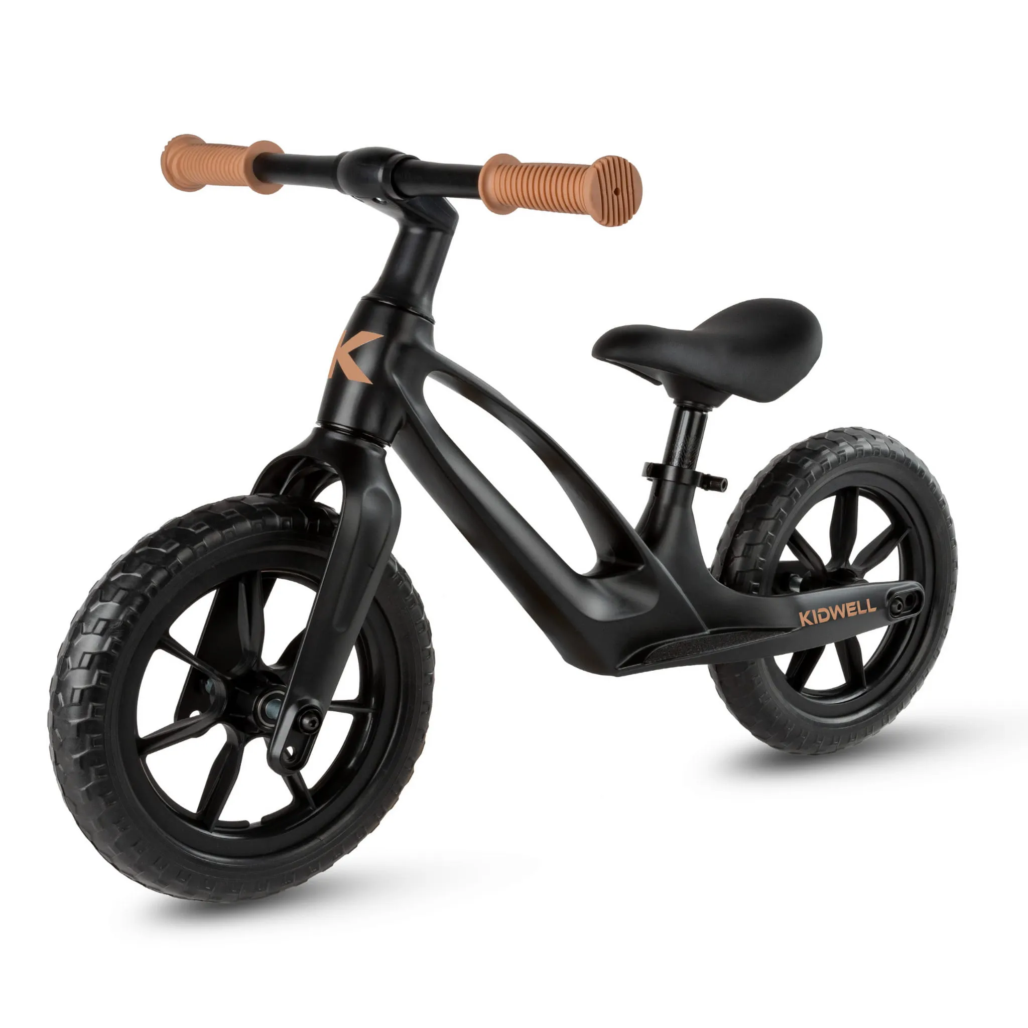 kidwell vito dječji bicikl bez pedala, crni - slika 13