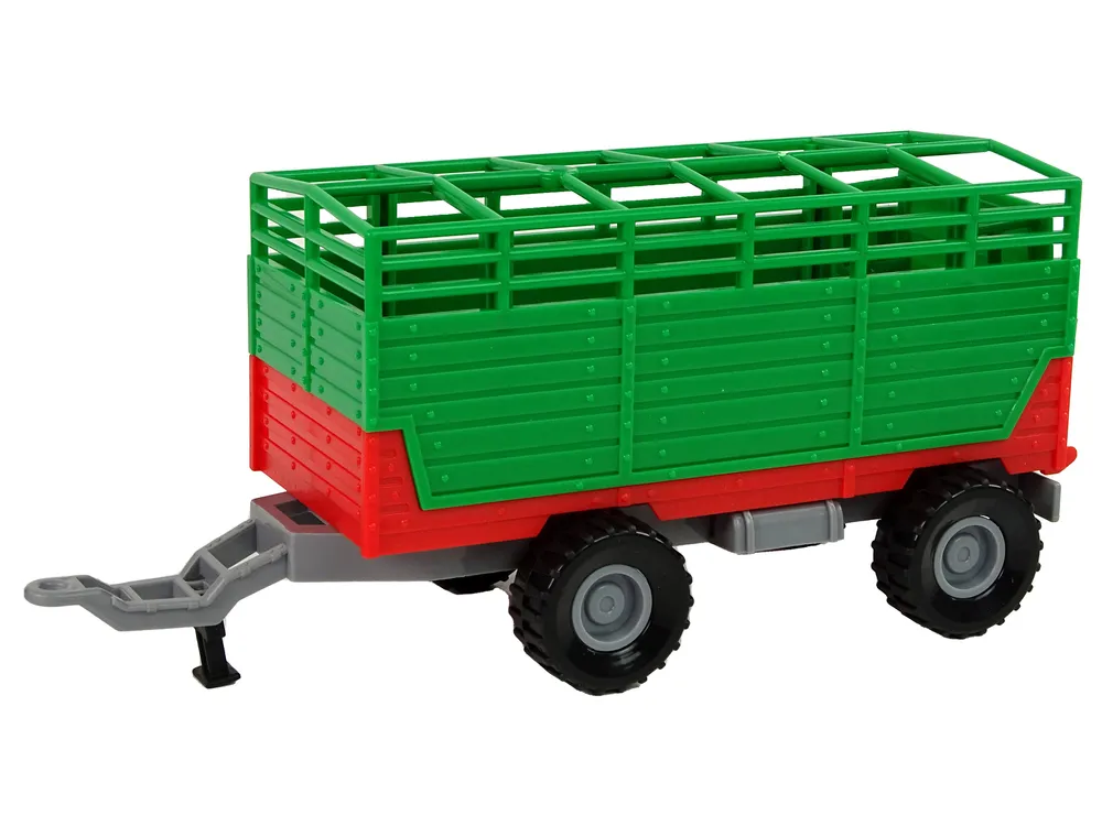 traktor s 2u1 prikolicom zeleni - slika 3