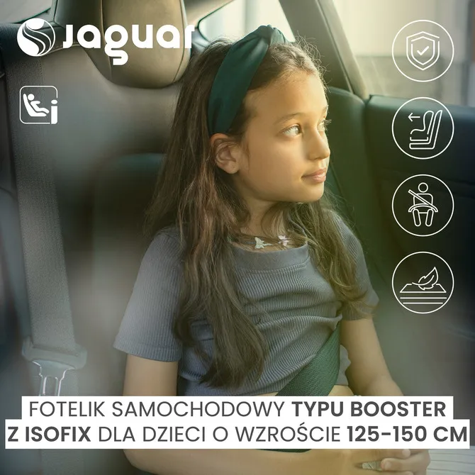 jaguar i-size booster zeleni (125-150) - slika 8