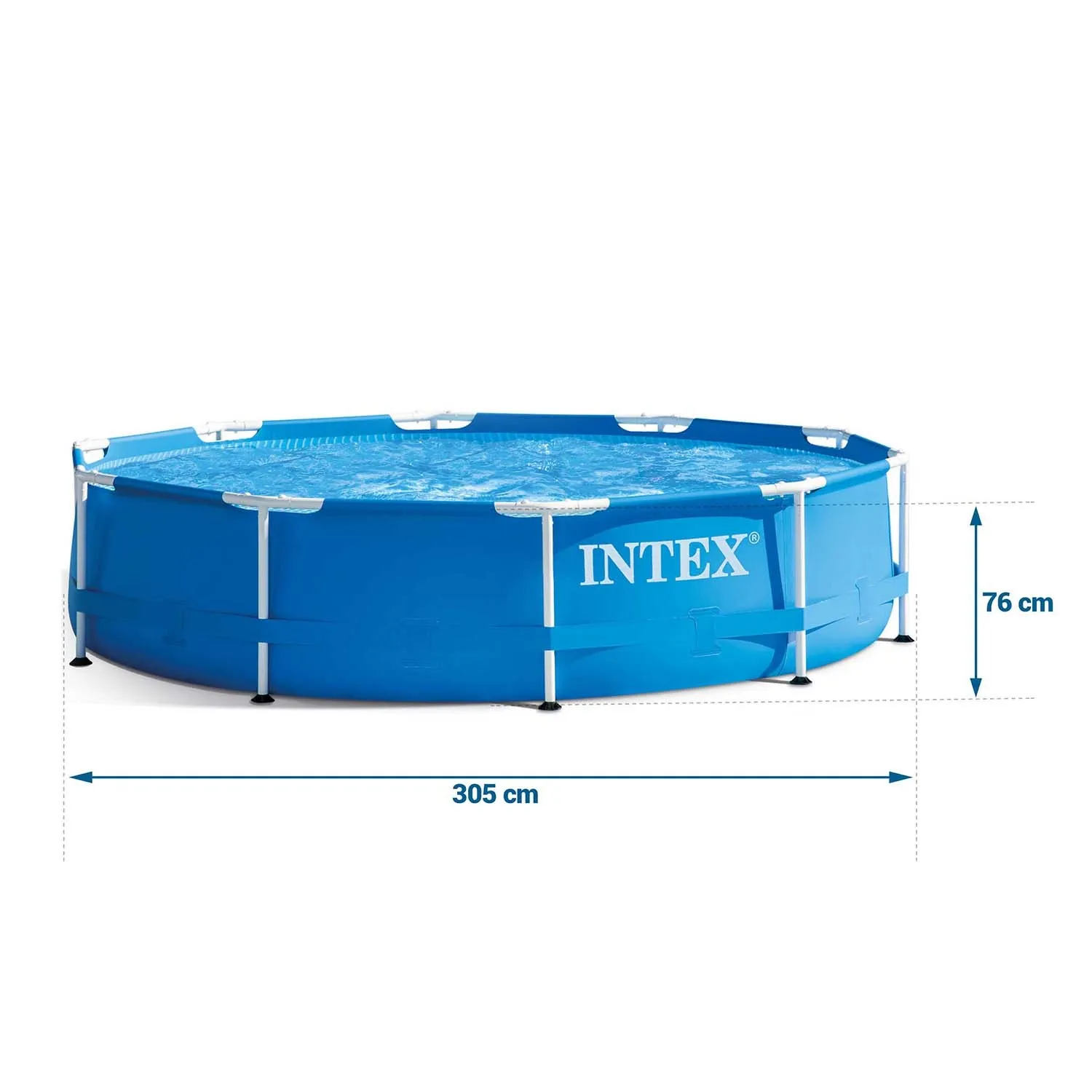 okvirni vrtni bazen 305 x 76 cm 6u1 intex - slika 5
