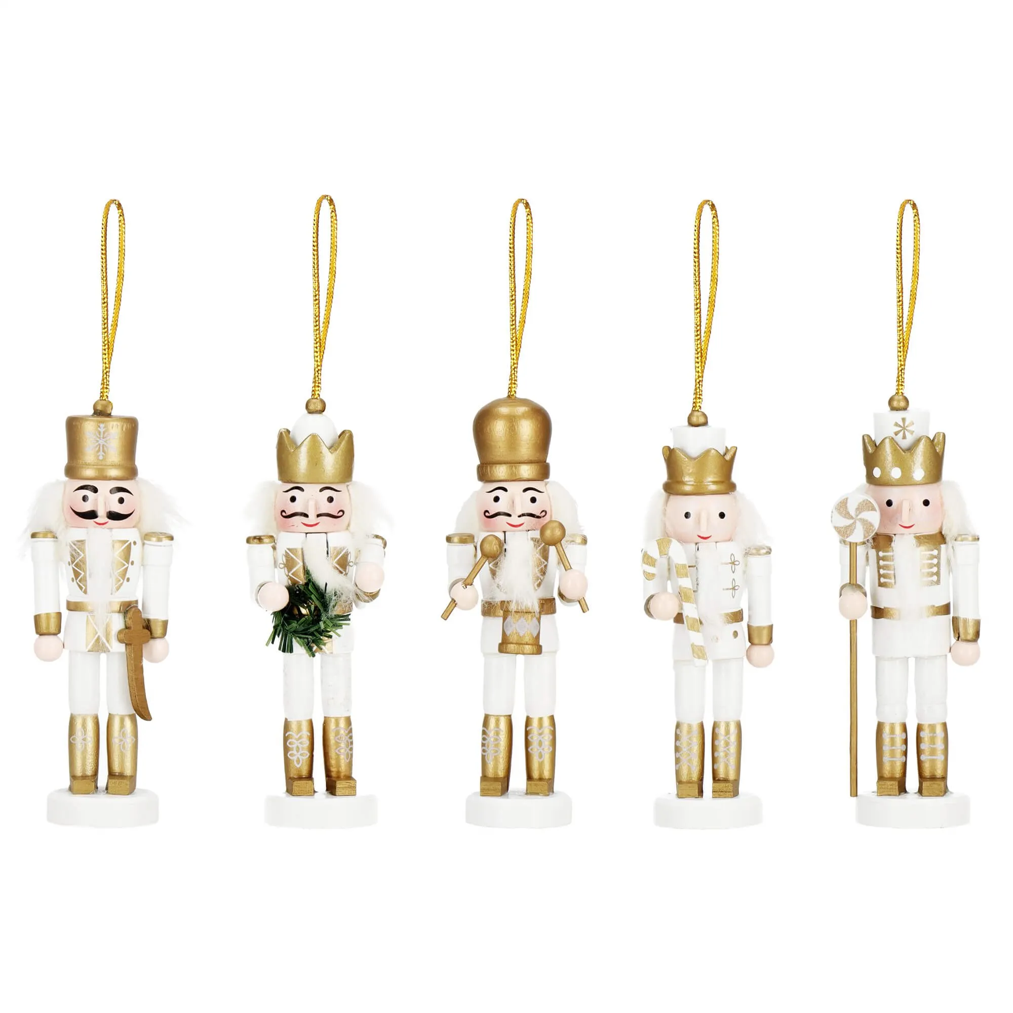 božićni ukras orašar 12,5 cm – set od 5 komada - slika 3