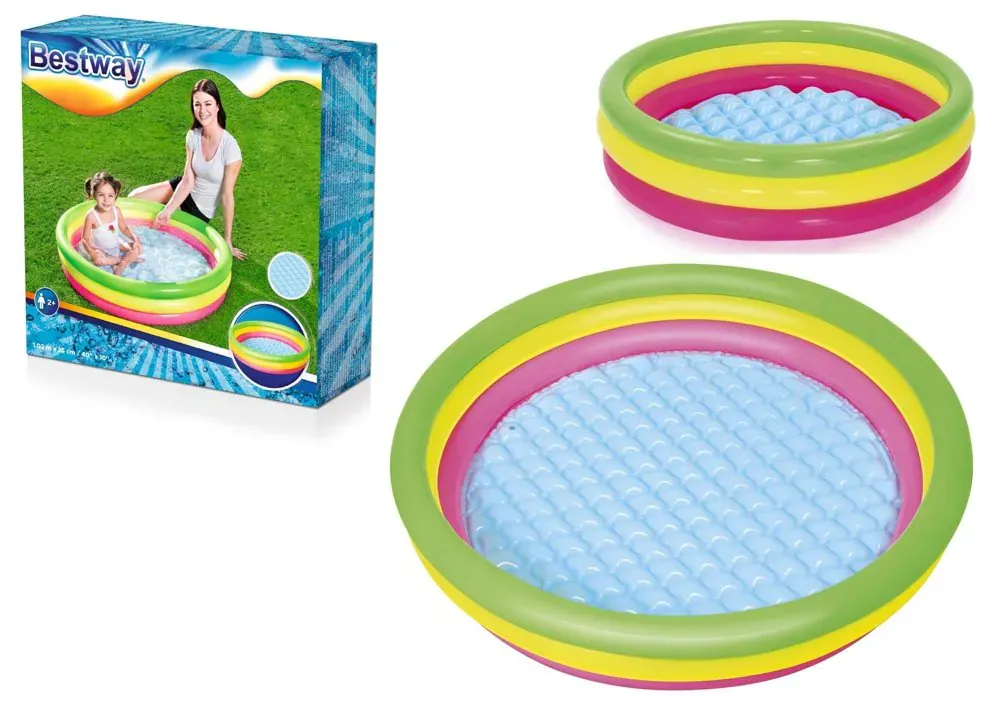 bestway 51104 dječji bazen na napuhavanje 102x25cm - slika 1
