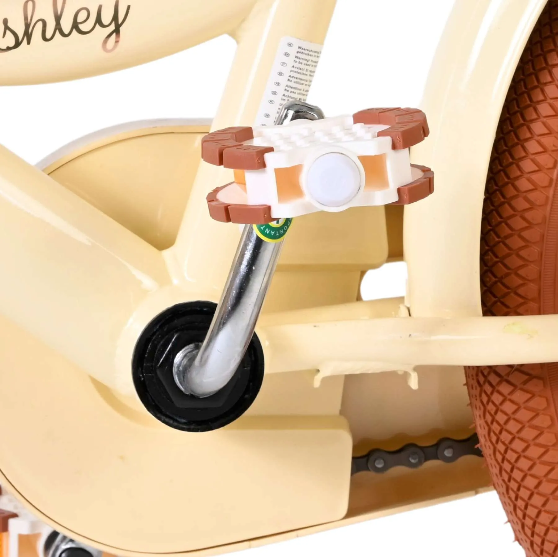 volare dječji bicikl ashley 16″ krem boje - slika 10