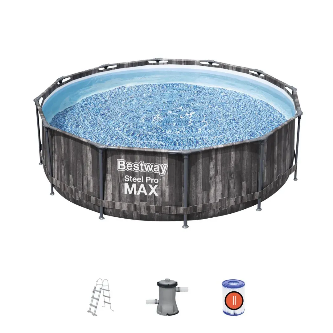 bestway steel pro max montažni bazen, 366 x 100 cm - slika 2