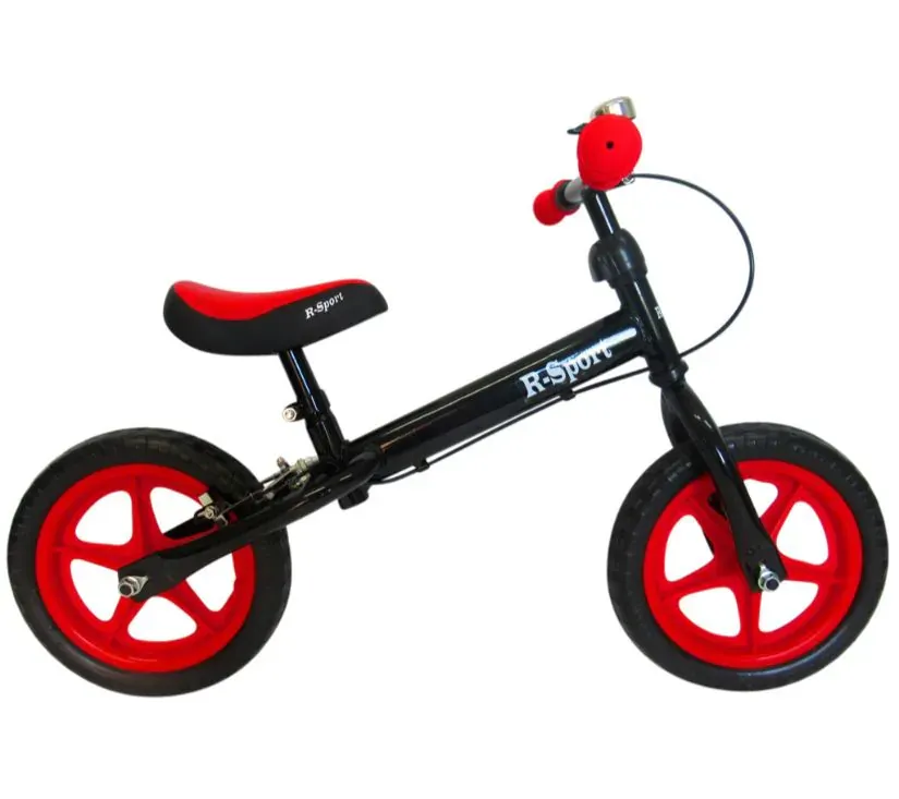 bicikl bez pedala r4 crno - crveni - slika 1