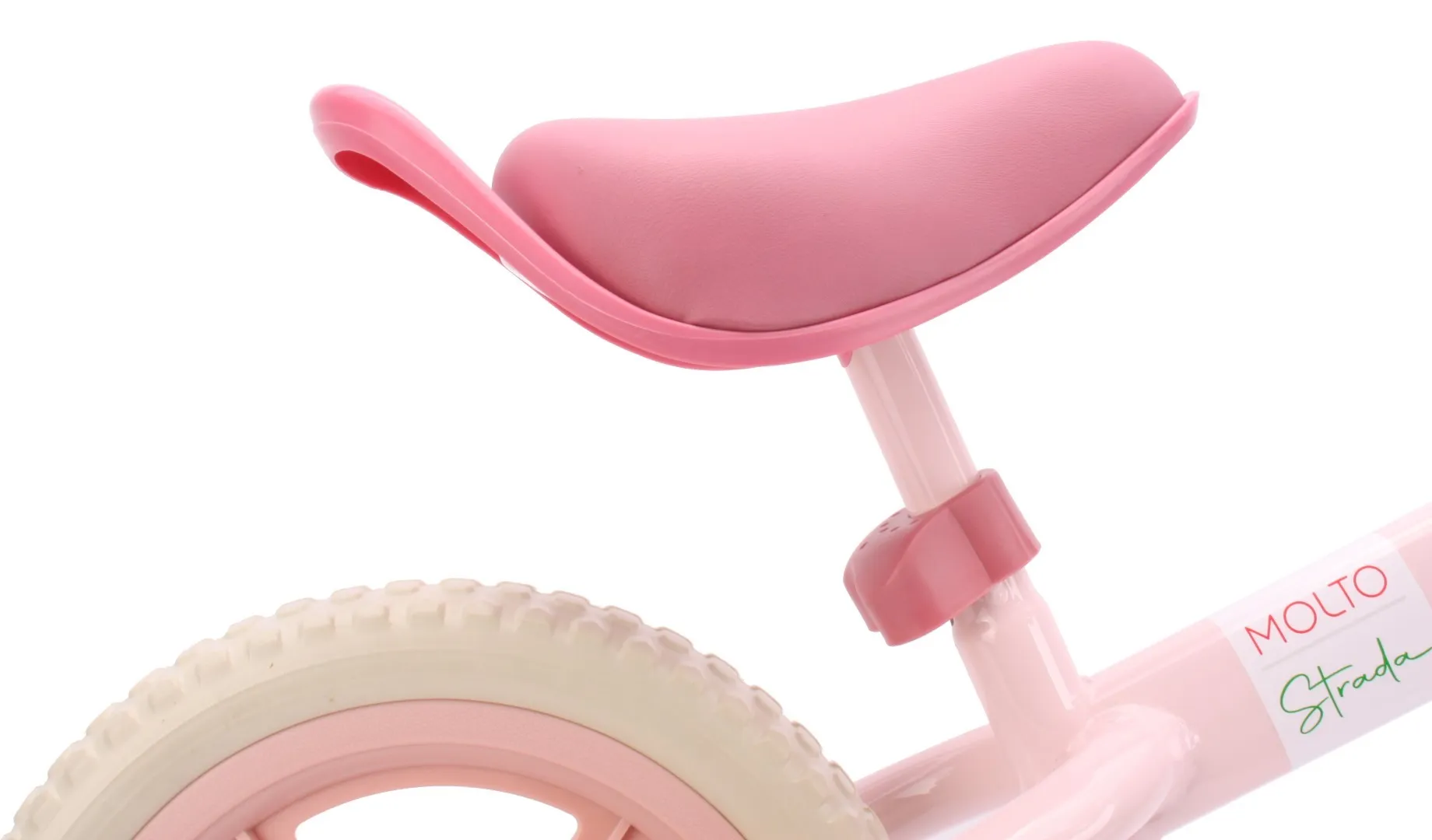 dječji bicikl bez pedala strada baby rozi 12" - slika 5