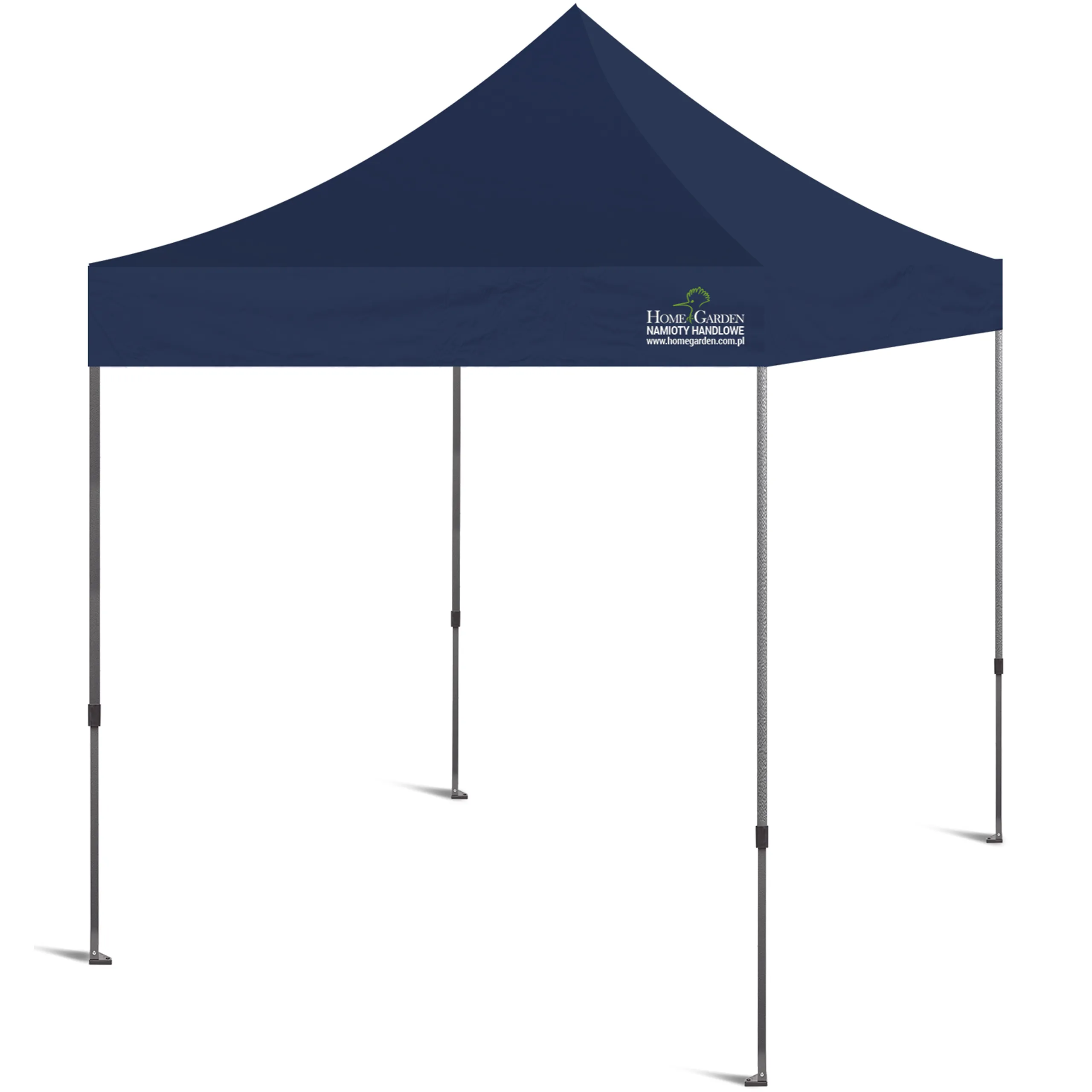 komercijalni šator 200 x 200 cm tamnoplave boje - slika 3