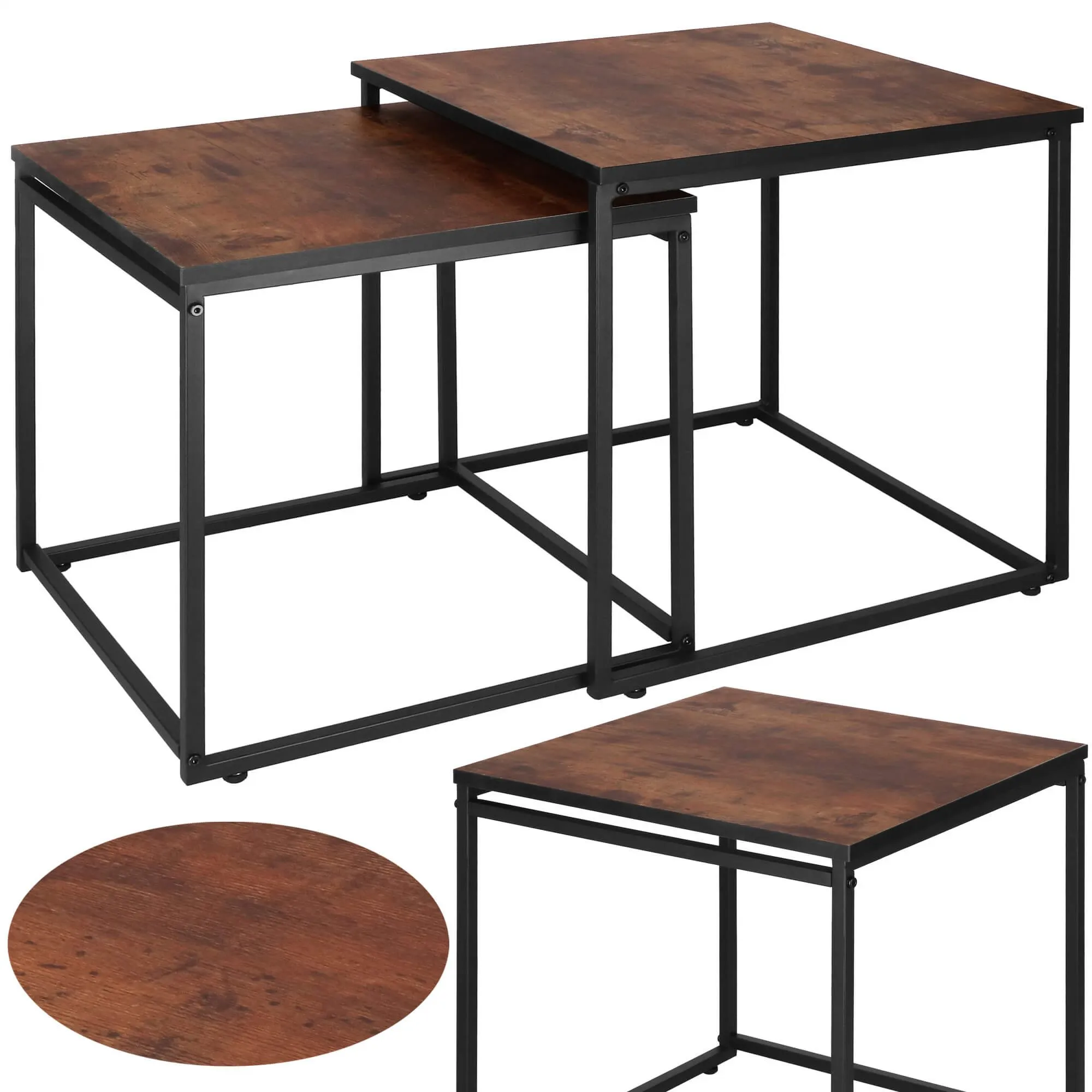 springos set stolova za kavu, dimenzije 50 x 50 x 50 cm i 45 x 45 x 45 cm - slika 6