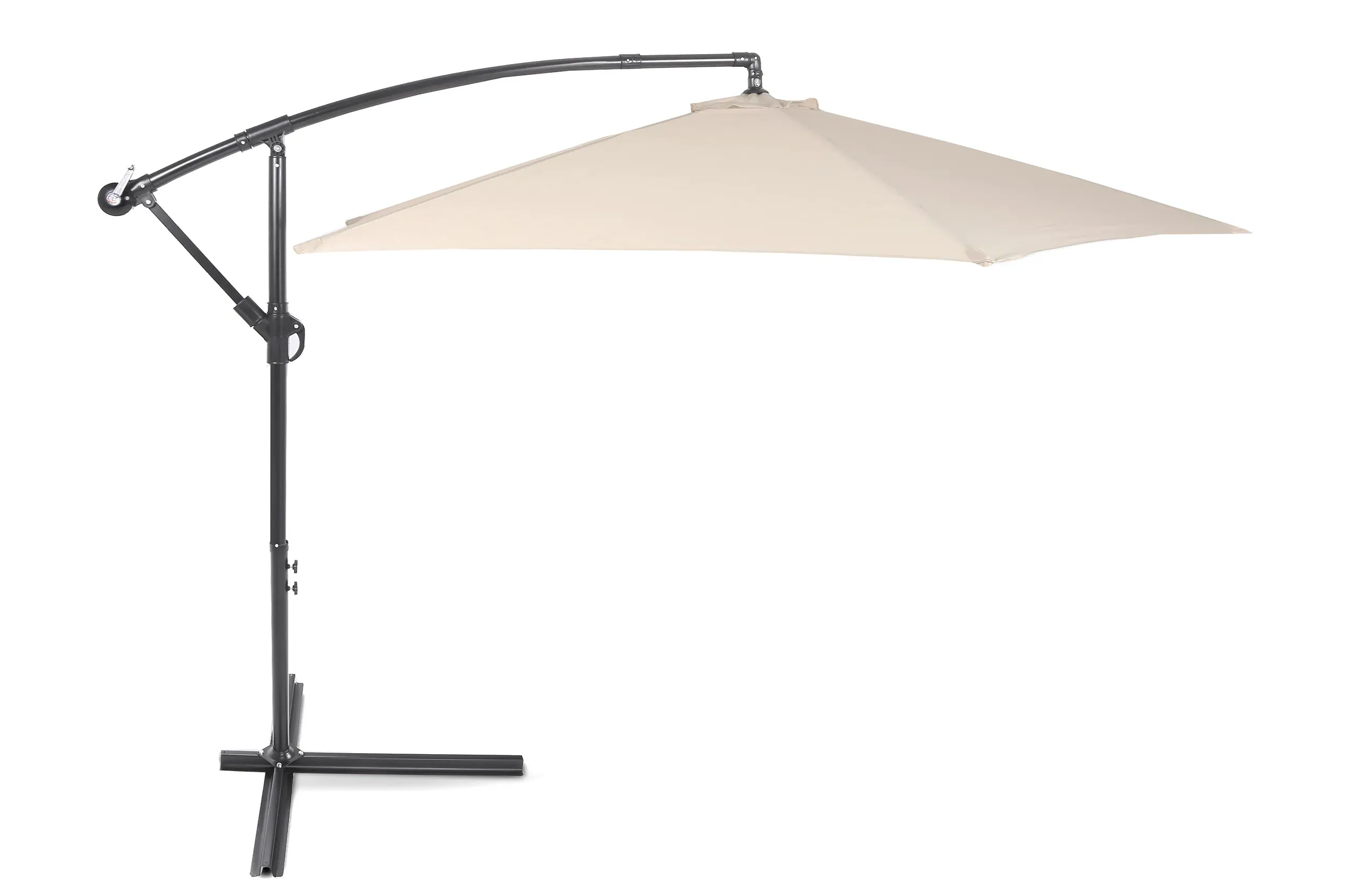 suncobran malabo 300 cm siva / ecru - slika 2