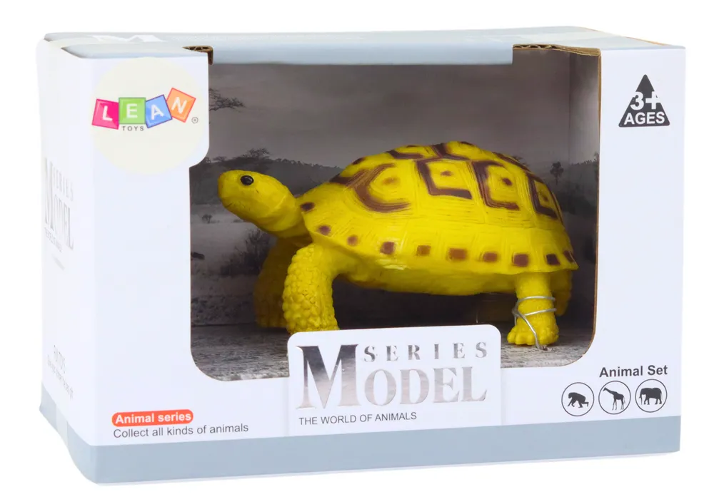 kolekcionarska figurica kornjača reptil žuto smeđa - slika 4