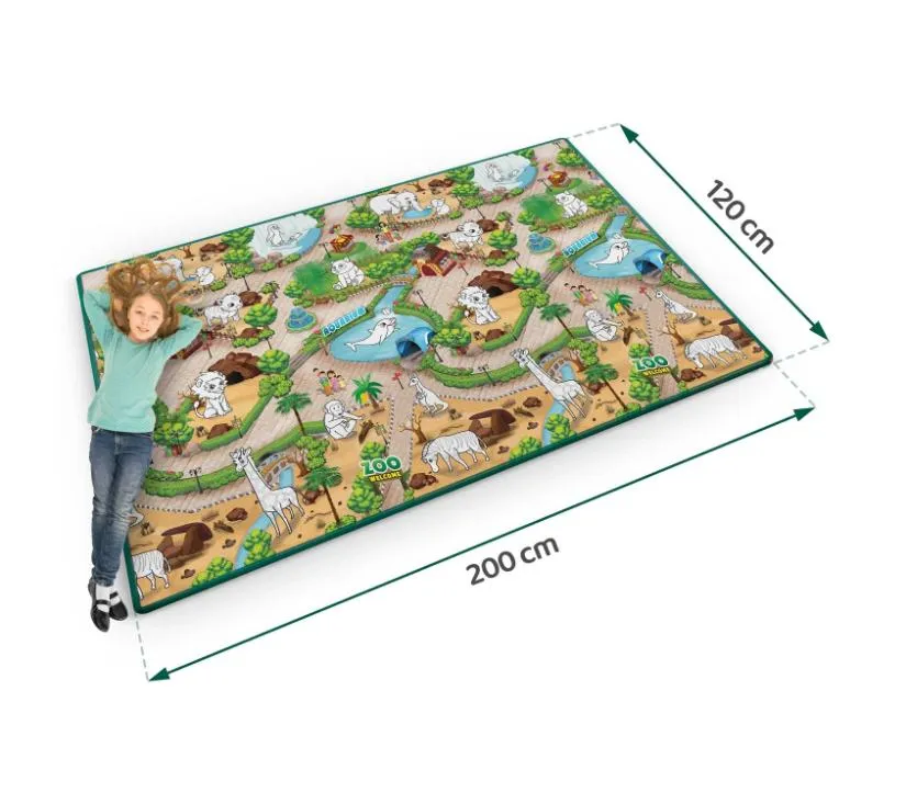 ricokids xxl podloga za bojanje + flomasteri gratis 200 x 120 x 0,3 cm - slika 5