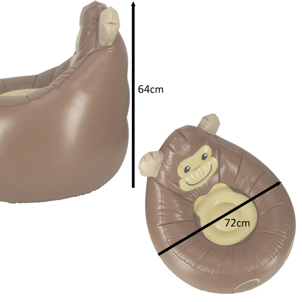 bestway sjedalo na napuhavanje, 72 cm x 72 cm x 64 cm, majmum - slika 11