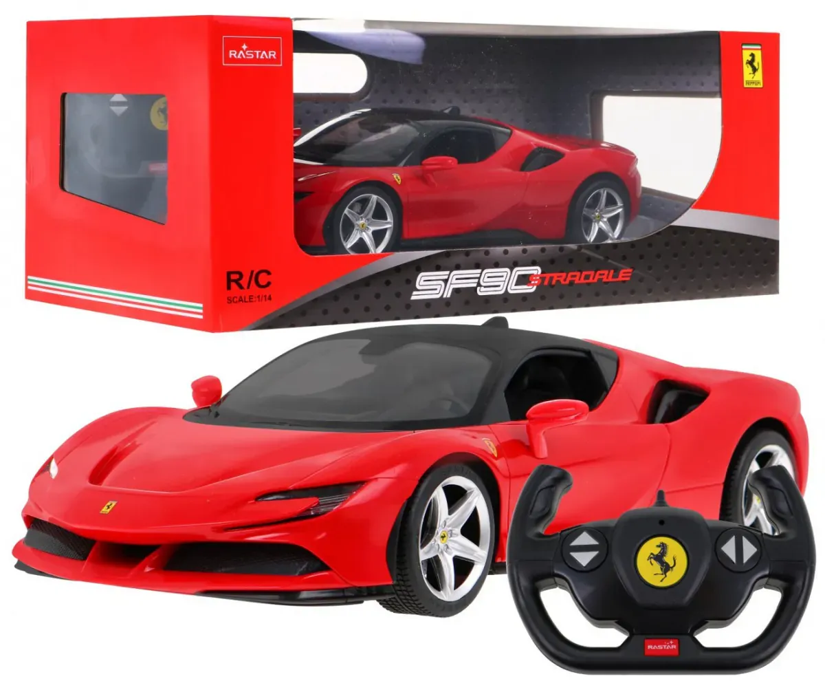 rastar ferrari sf90 na daljinsko upravljanje 1:14 crveni - slika 2