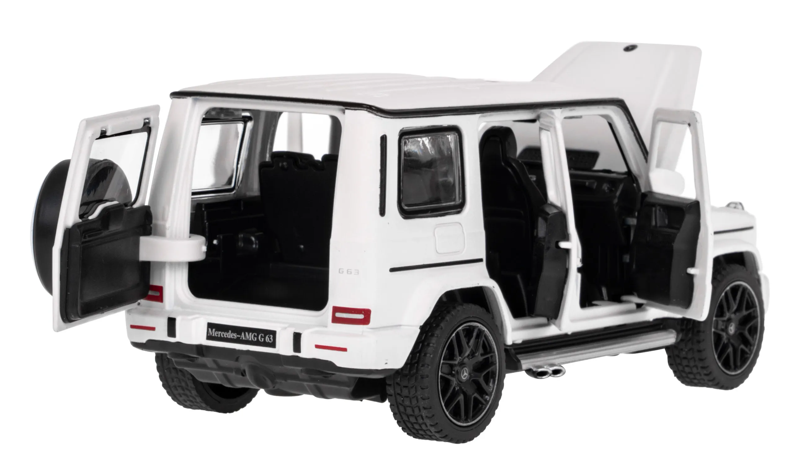rastar metalni mercedes benz amg g63 1:32 bijeli - slika 5