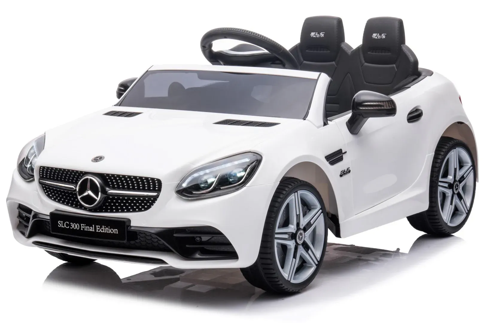 auto na baterije mercedes benz slc300 cabrio s daljinskim upravljačem - bijeli - slika 2