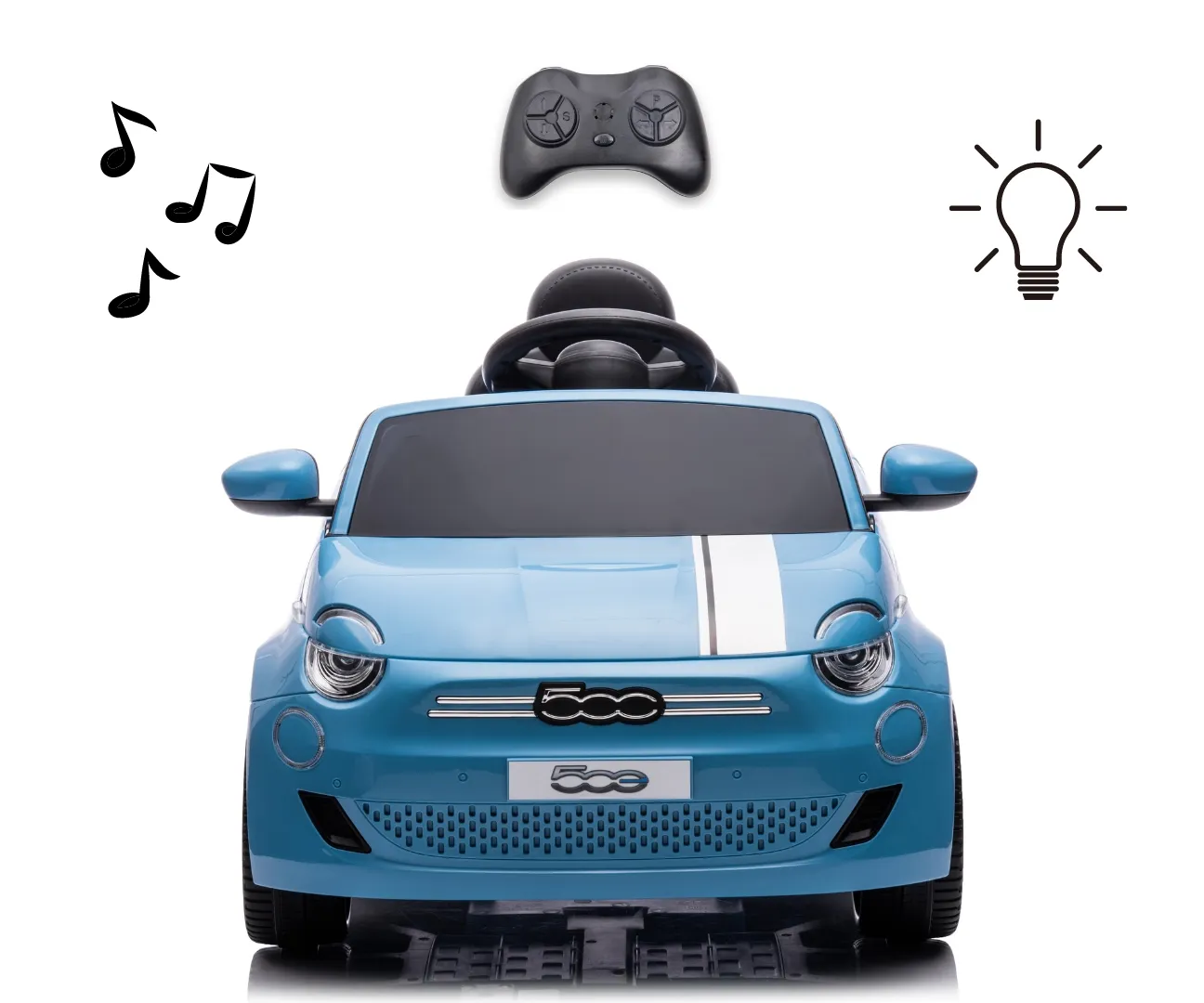 fiat 500e blue vozilo na akumulator - slika 3
