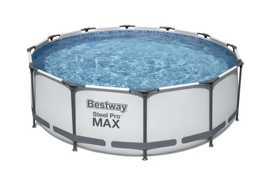 bestway montažni bazen 366 x 100 cm sa pumpom i ljestvama - slika 3