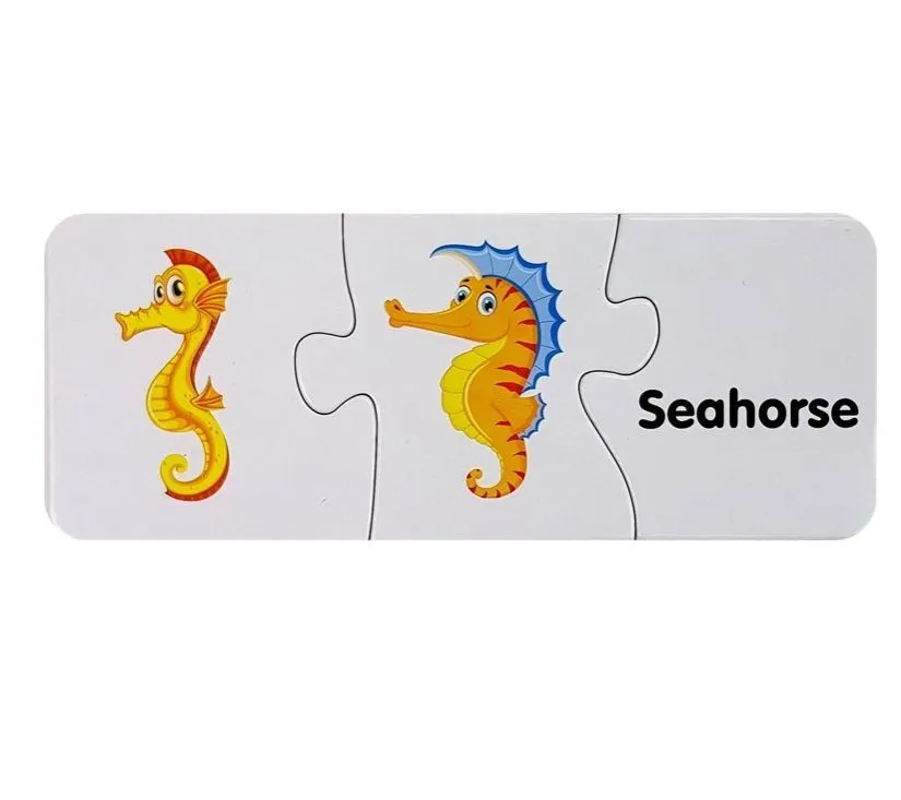 edukativne puzzle - oceanske životinje na engleskom - slika 5