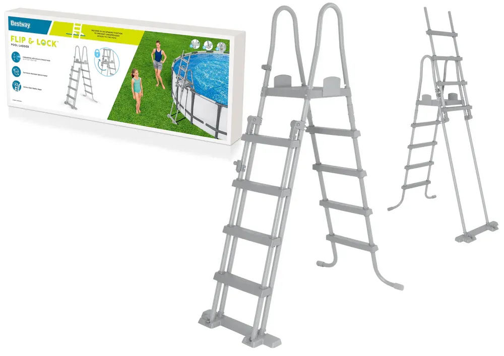 bestway sigurne ljestve za bazene 132 cm - slika 2