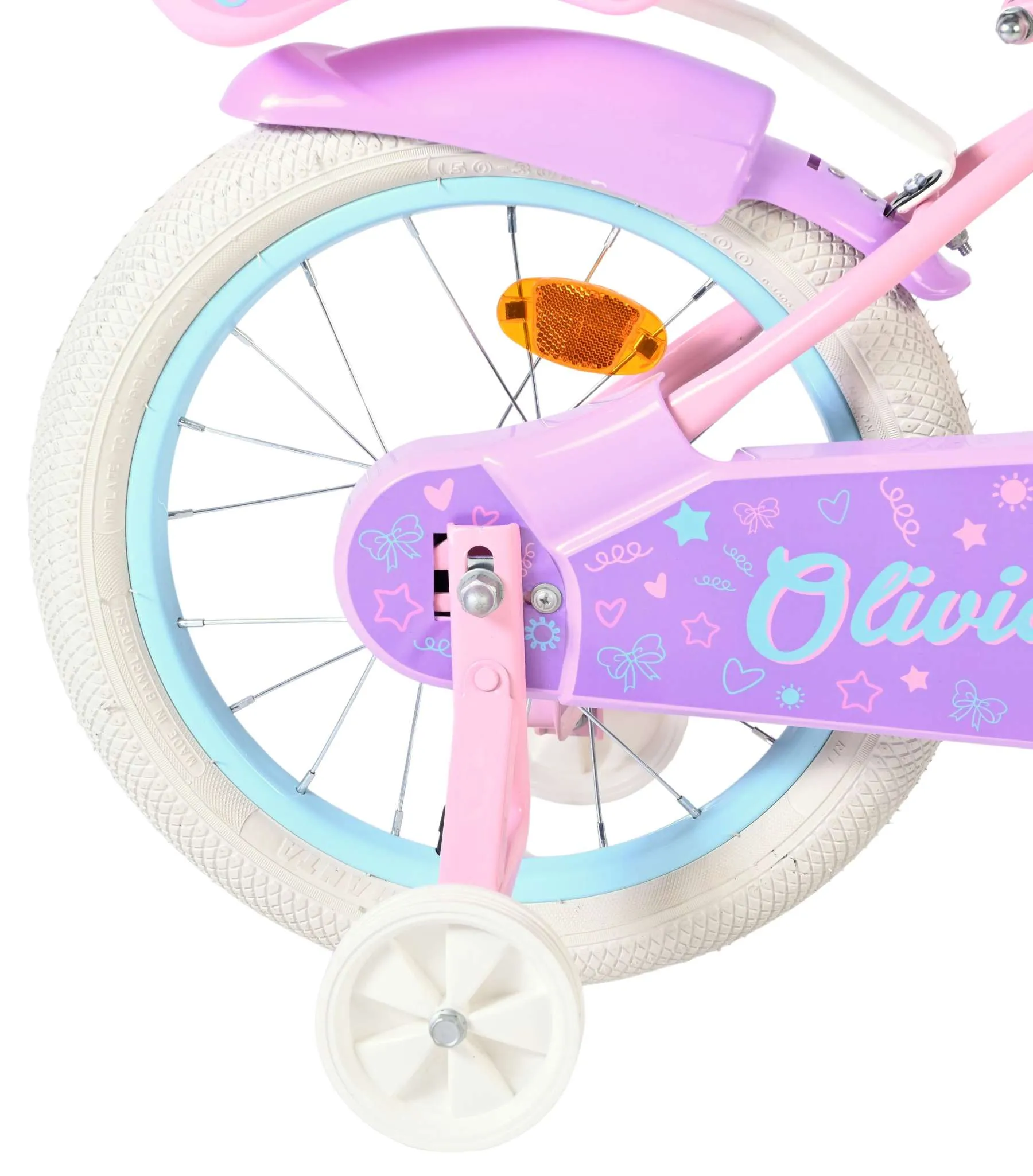 volare dječji bicikl olivia 16″ ružičaste boje - slika 3