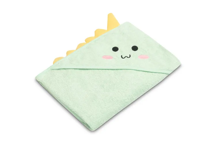 bathfriends ručnik za djecu 100x100 dino mint - slika 3