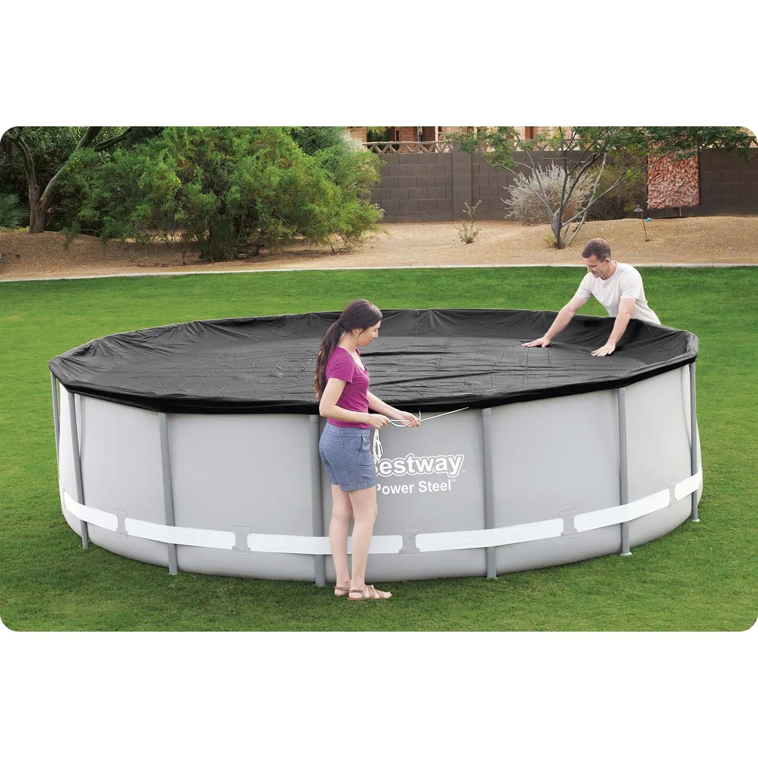 navlaka za bazen s okvirom bestway 58248 od 427 cm - slika 7