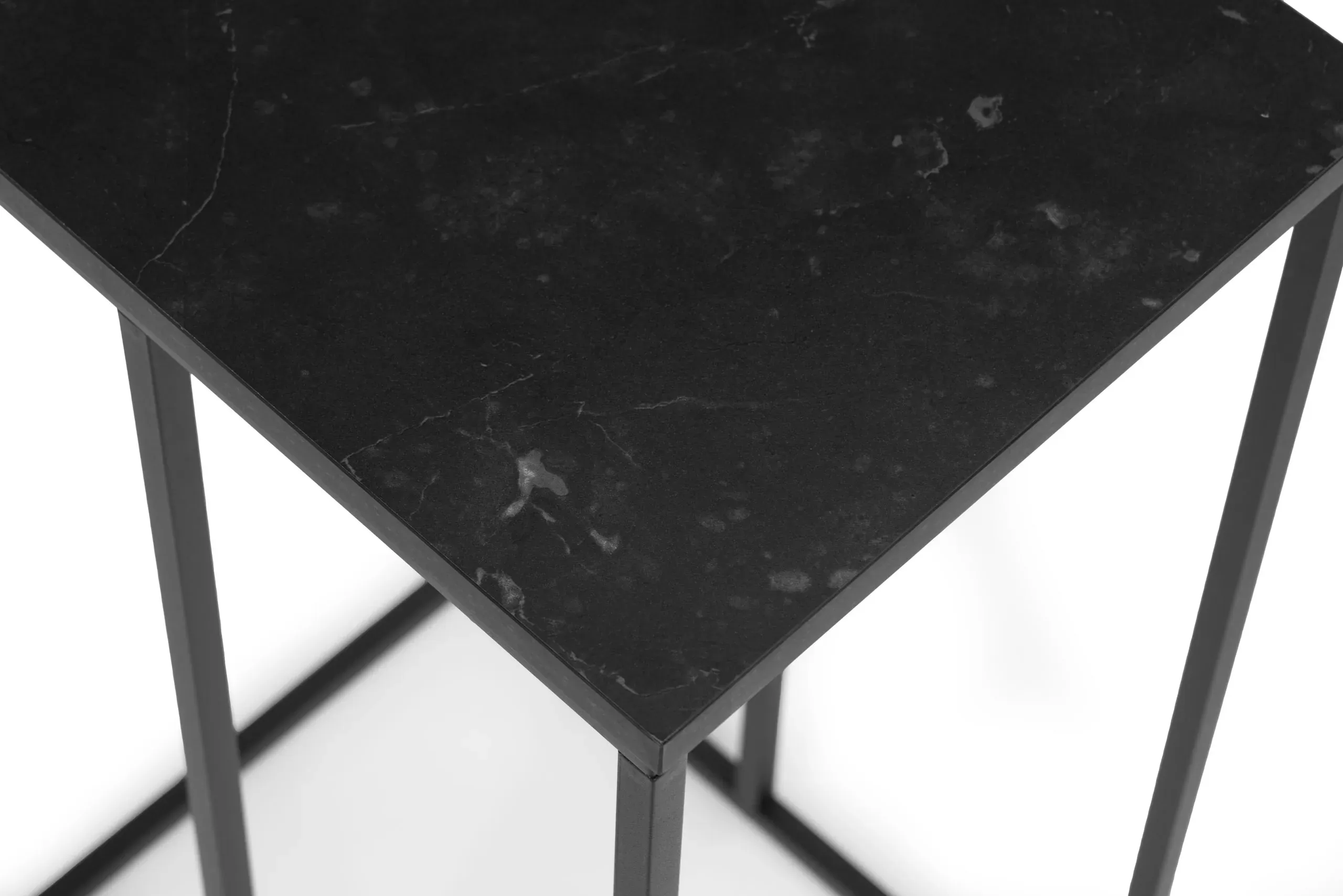 pomoćni stolić za laptop, stolić za kavu, c-oblik, modernhome - slika 7