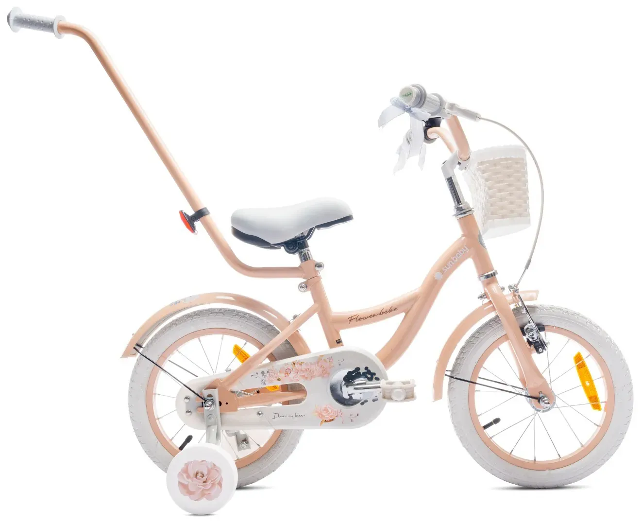 flower bike 14'' boja breskve - slika 3
