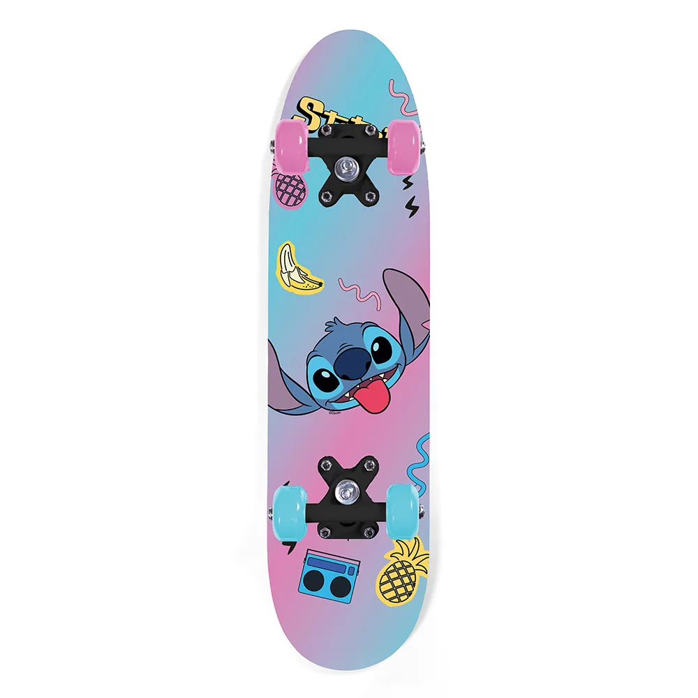 dječji drveni skateboard stitch - slika 3