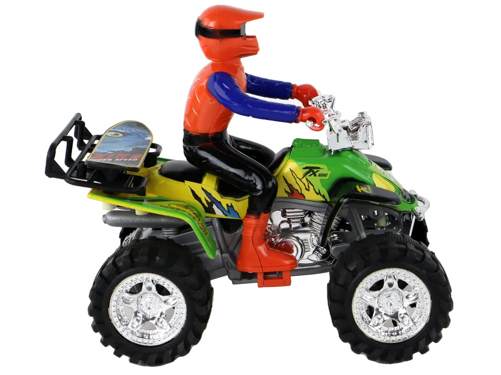 quad s vozačem zeleni 19cm - slika 5