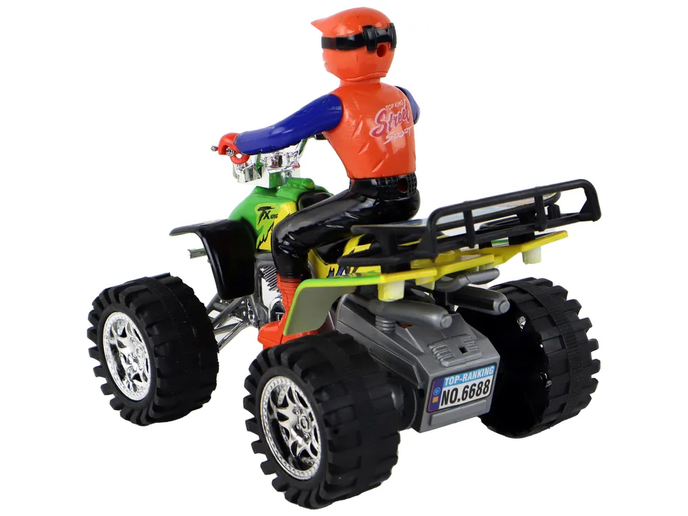 quad s vozačem zeleni 19cm - slika 4