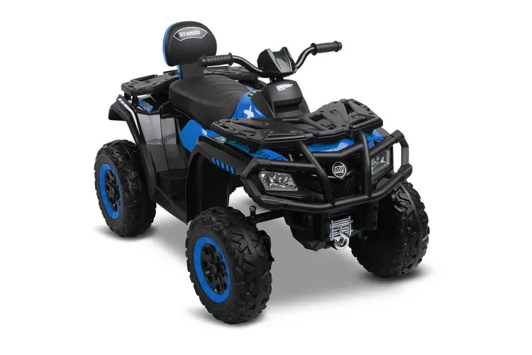 toyz quad na akumulator rush, plavi - slika 2