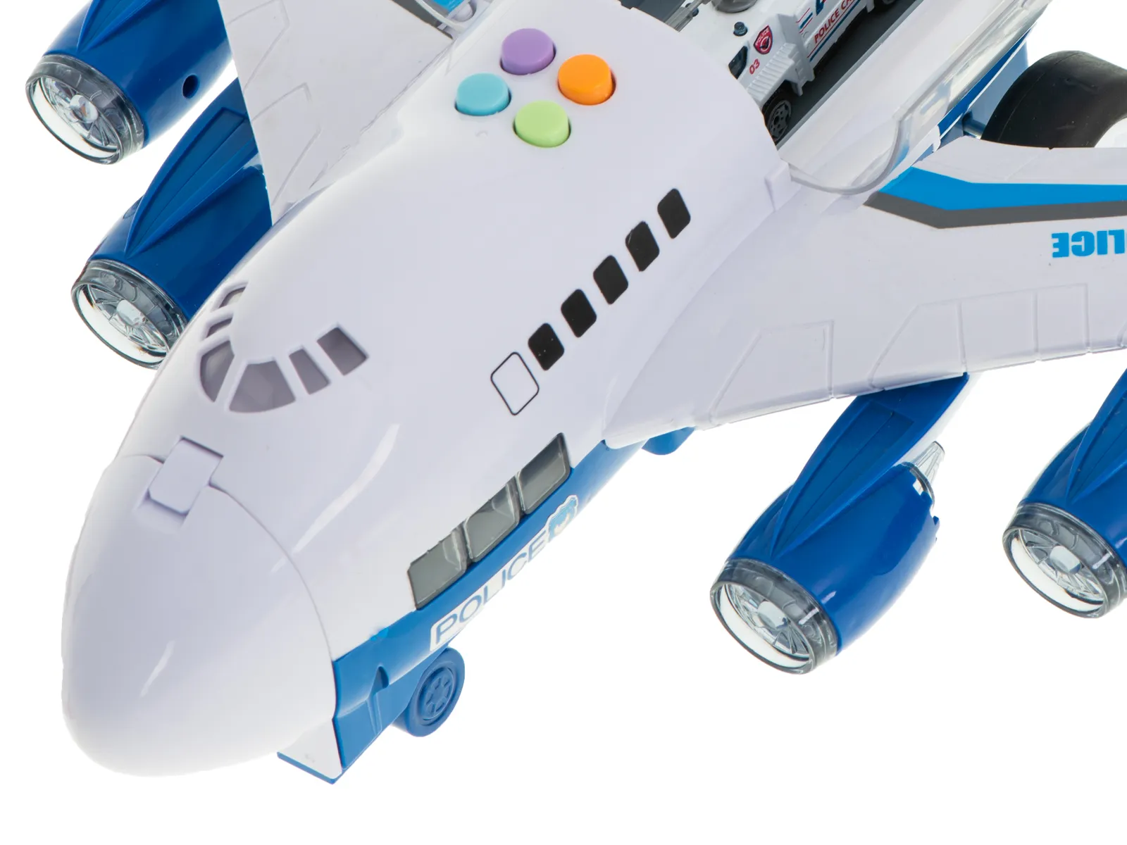 transportni avion s policijskim vozilima - slika 7