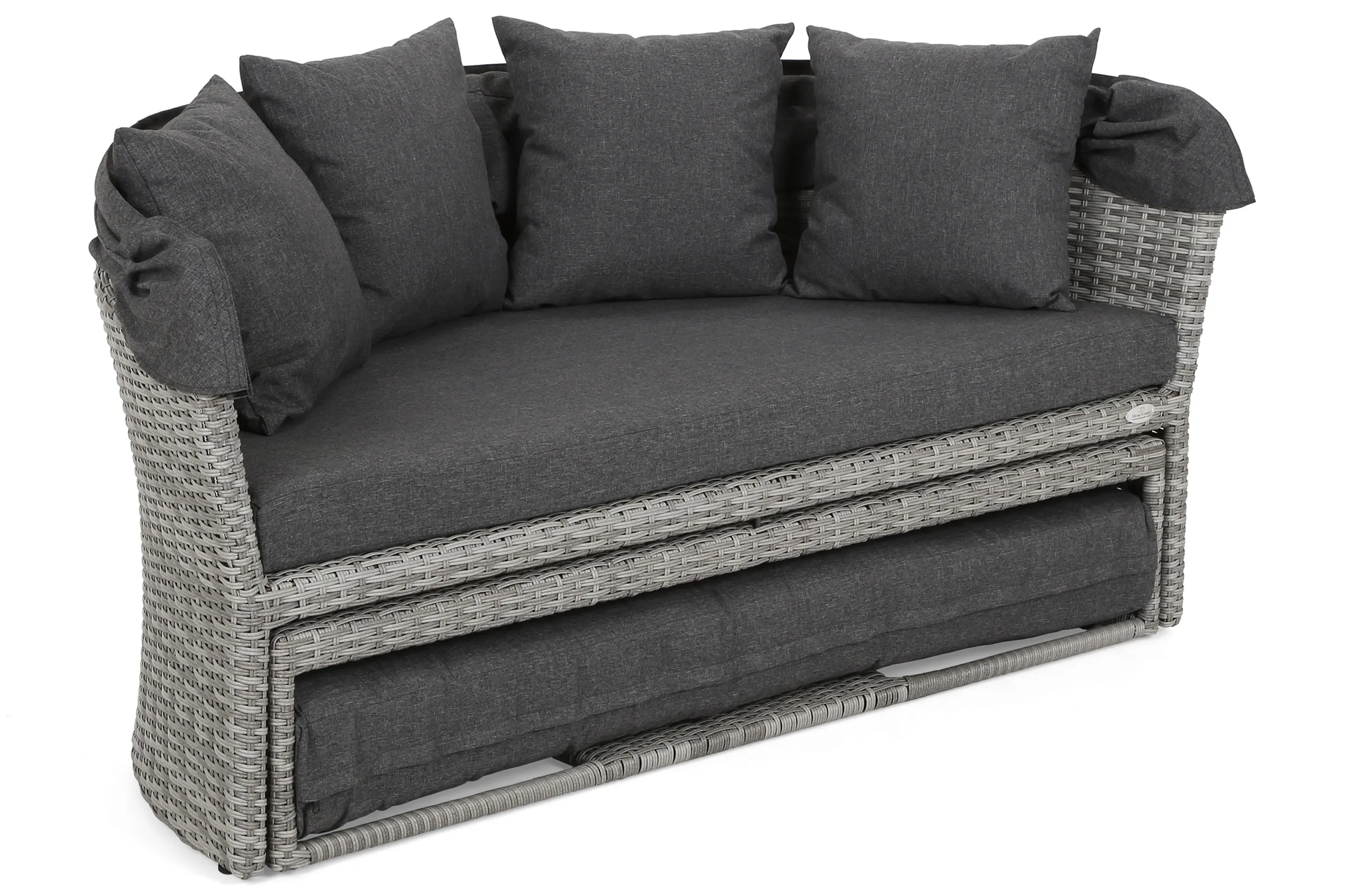 sofa sydney svijetlosiva / siva melanž - slika 5