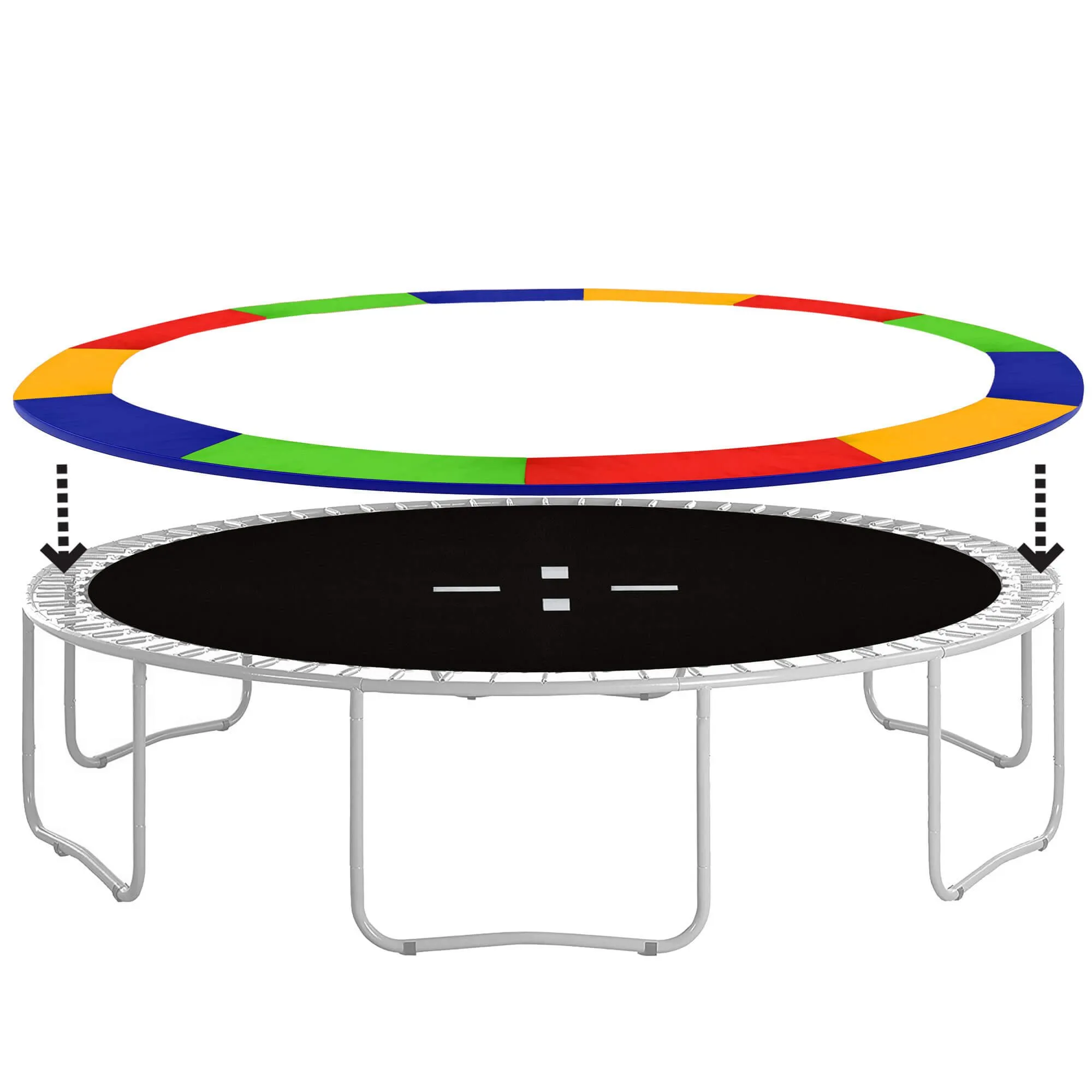 navlaka za trampolin 366cm šarena - slika 11