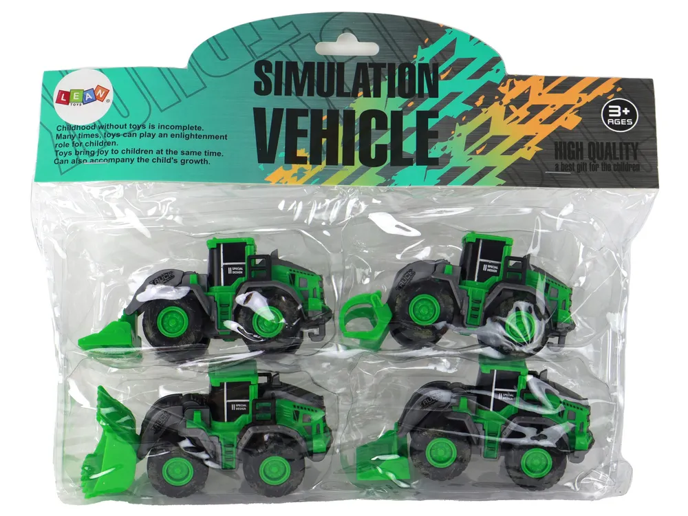 set poljoprivrednih traktora zeleni - slika 8