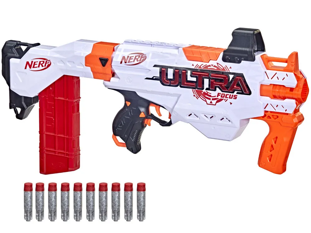 nerf ultra focus – veliki set bacača s pjenastim mecima - slika 7