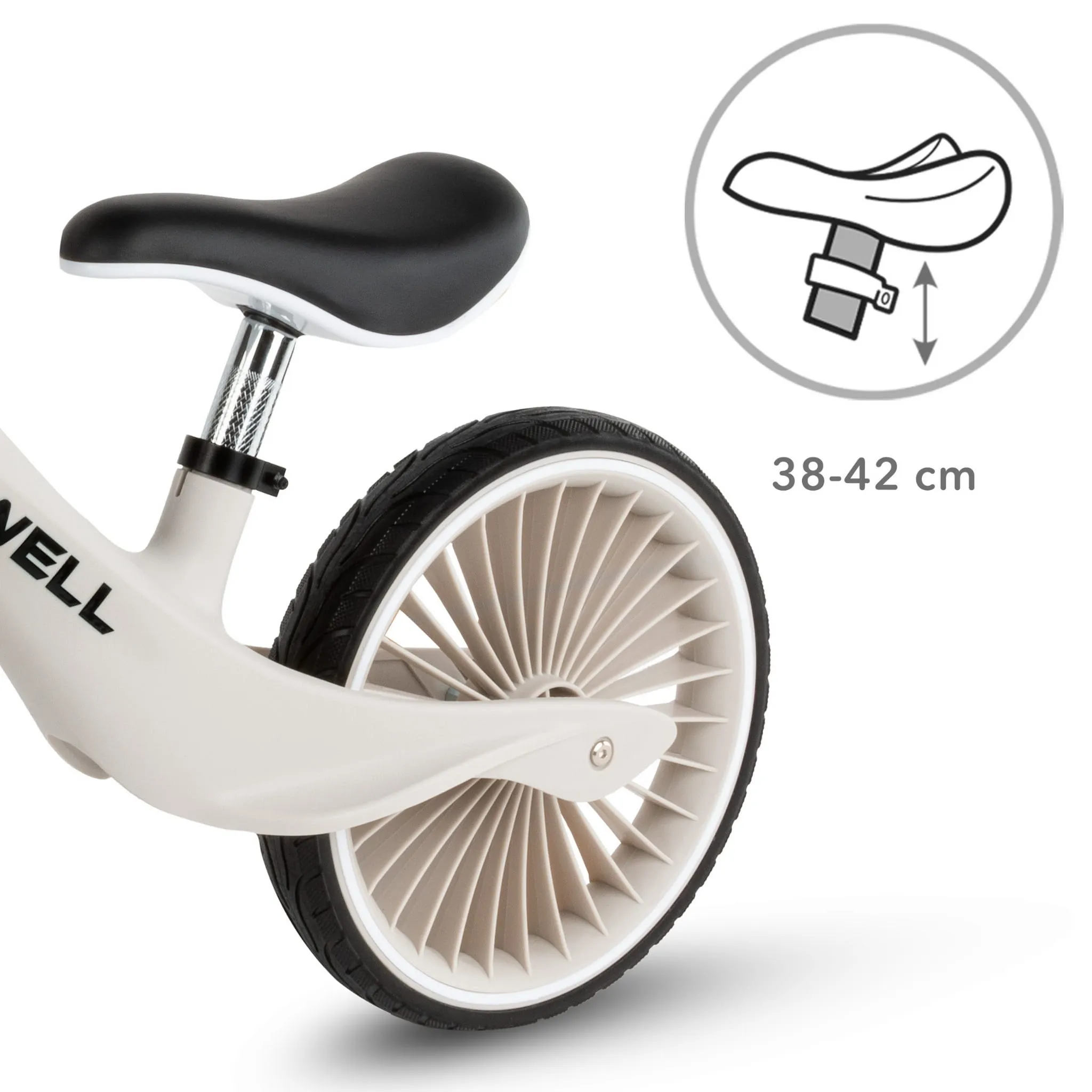 kidwell nix balans bicikl za djecu, sivi - slika 7