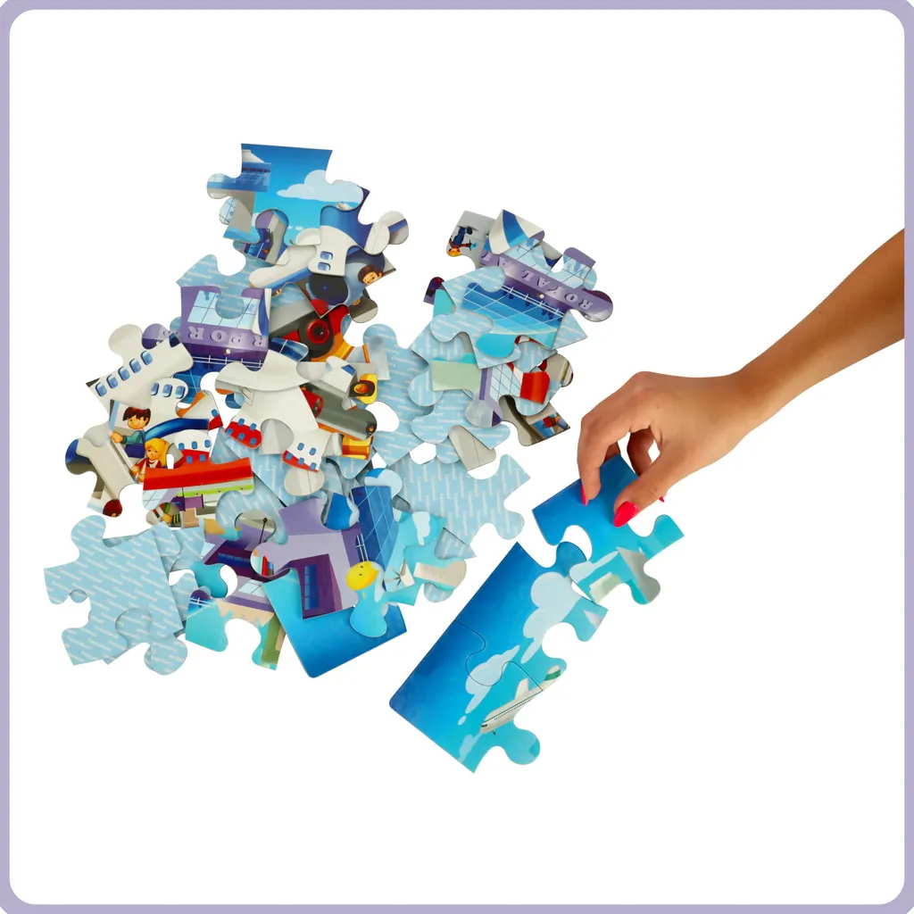 castorland dječje puzzle 40kom - dan u zračnoj luci - slika 8
